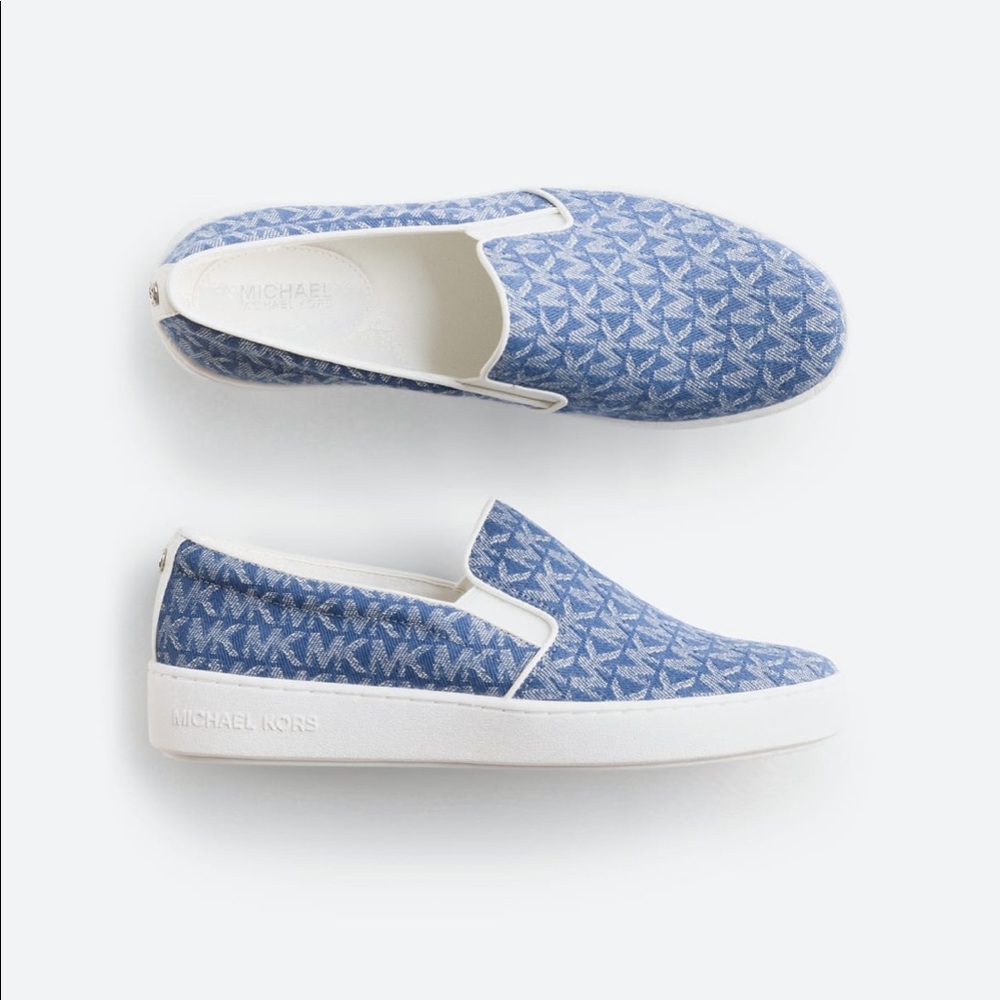 Michael Kors Slip on Sneakers Denim 6.5